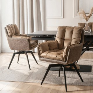 Krzesło Obrotowe ISLA Brązowe