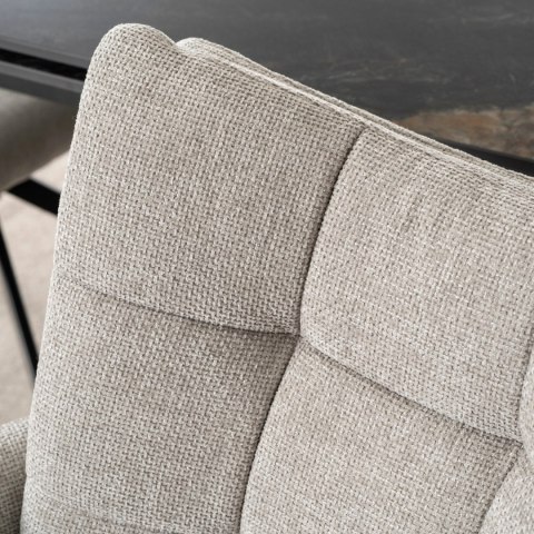 Krzesło Obrotowe do Salonu JULY Szare