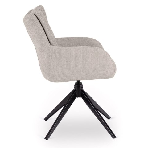 Krzesło Obrotowe do Salonu JULY Szare