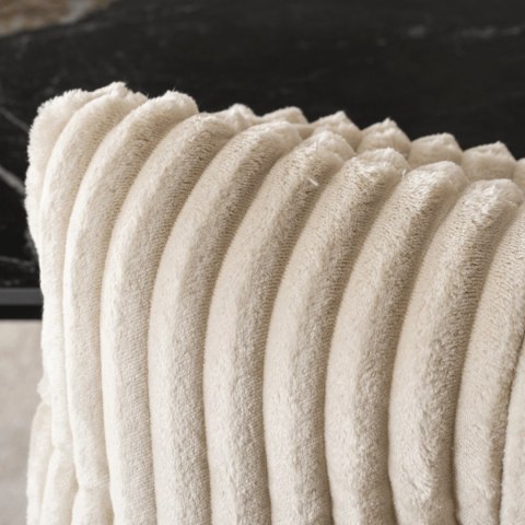 Krzesło Obrotowe do Salonu JUNE Beżowe Sztruksowe