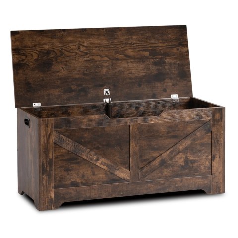 Kufer z Funkcją Siedziska/Szafka na Buty MARGOT 100 cm Dąb Rustykalny