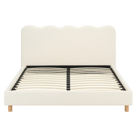 Łóżko 160x200 IZMIR Kremowe Boucle