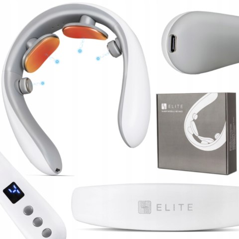 Masażer Do Karku ME-NM03 Z Funkcją Podgrzewania Biały/Szary