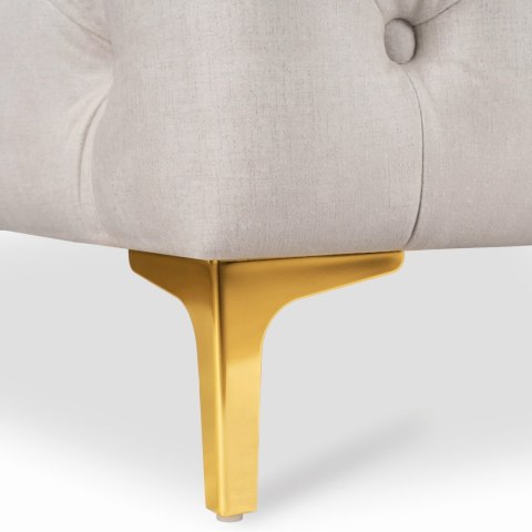 Sofa SORRENTO 3S Trzyosobowa Kremowa Welurowa