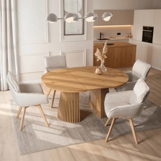 Stół ADRIEN Rozkładany 120-200 cm Dąb