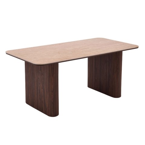 Stół ARAMIS Prostokątny 180 cm Trawertyn/Orzech