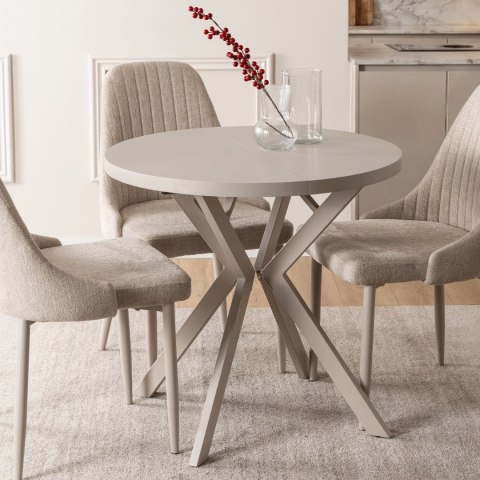 Stół DORIAN Rozkładany 80-160 cm Kaszmir