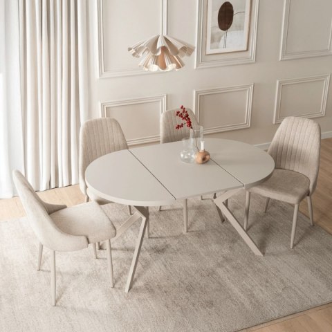 Stół LUGO Rozkładany 90-190 cm Kaszmirowy