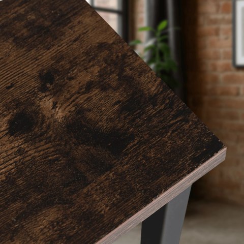 Stolik Kawowy CARTER 60 cm Dąb Rustykalny/Czarny