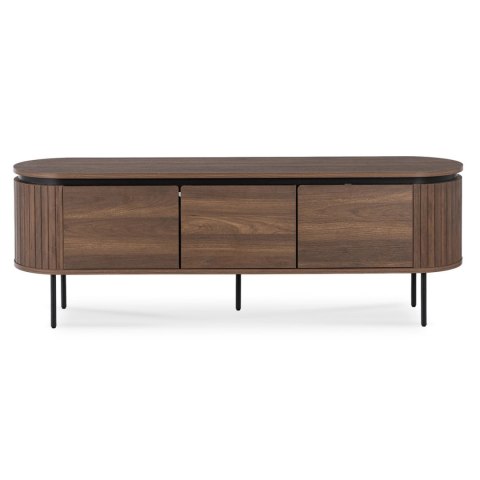 Szafka RTV BECK 160 cm Trzydrzwiowa Orzech