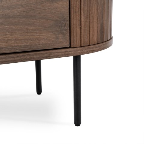 Szafka RTV BECK 160 cm Trzydrzwiowa Orzech