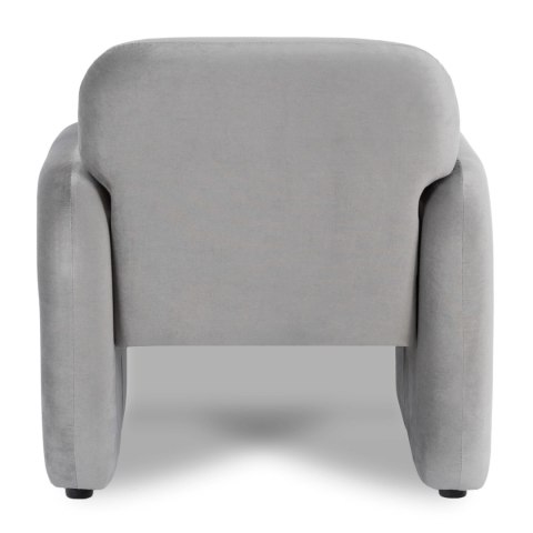 Fotel Wypoczynkowy do Salonu TOGO Szary Welurowy Nowoczesny