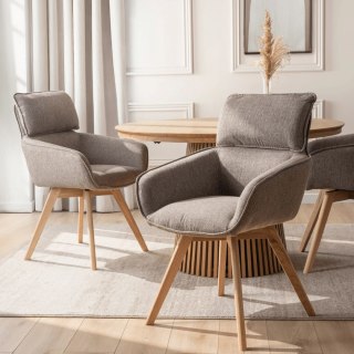 Krzesło Obrotowe DIAS Brązowe