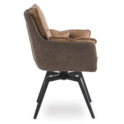 Krzesło Obrotowe ISLA Brązowe