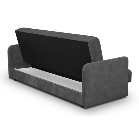 Sofa Rozkładana PORTO Szara Welurowa