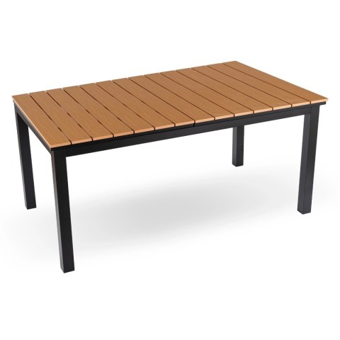 Stół Ogrodowy ARGOS 140-180 cm Dąb/Czarny