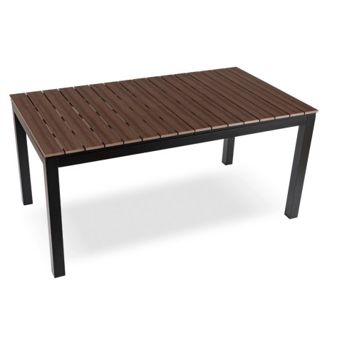 Stół Ogrodowy ARGOS 160-210 cm Orzech/Czarny