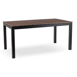 Stół Ogrodowy ARGOS 160-260 cm Orzech/Czarny