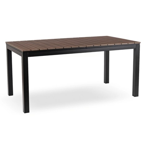 Stół Ogrodowy ARGOS 160-260 cm Orzech/Czarny