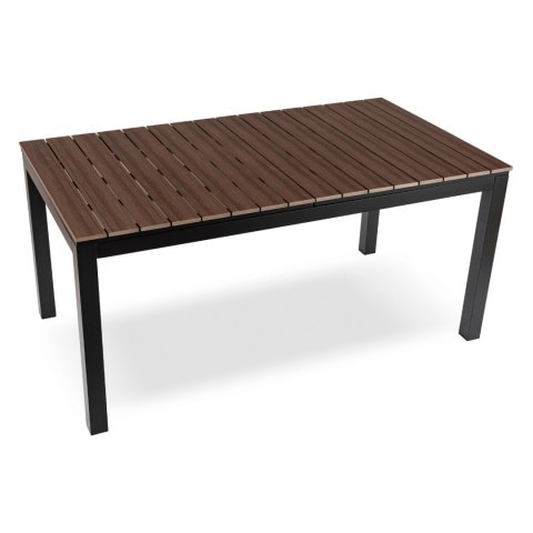 Stół Ogrodowy ARGOS 160-260 cm Orzech/Czarny