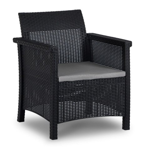 Zestaw Mebli Ogrodowych SAVIO Czarny