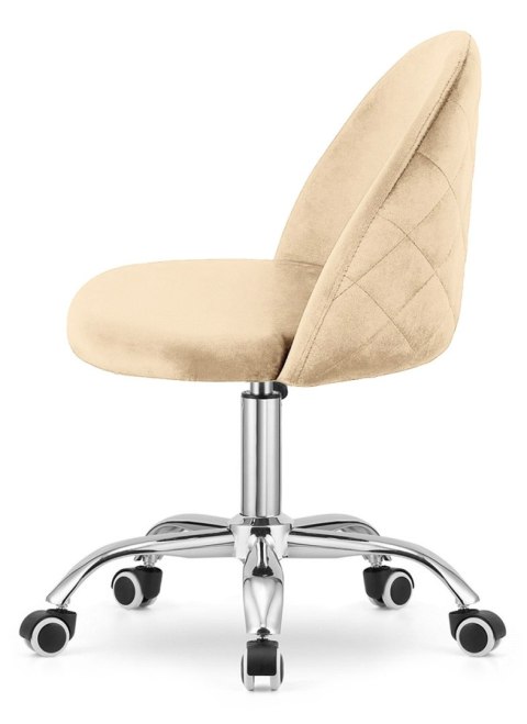 Krzesło obrotowe GLORIA OFFICE CREAM VELVET