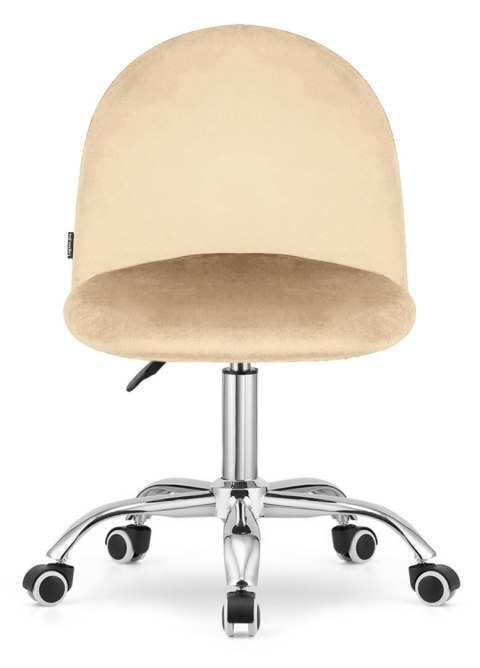 Krzesło obrotowe GLORIA OFFICE CREAM VELVET