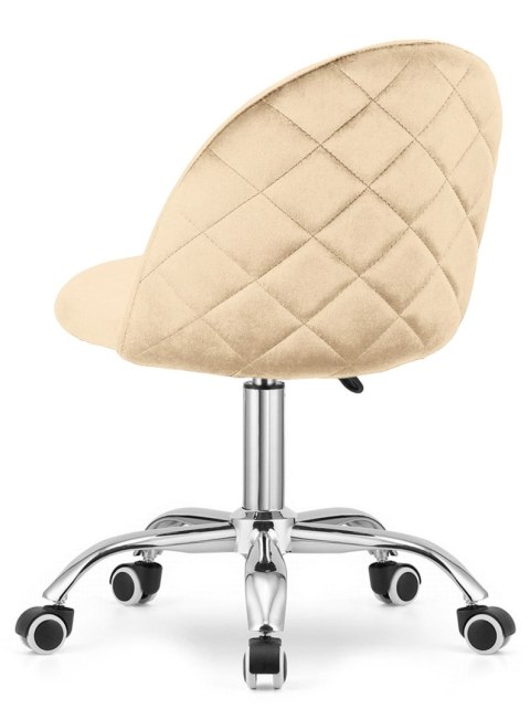 Krzesło obrotowe GLORIA OFFICE CREAM VELVET