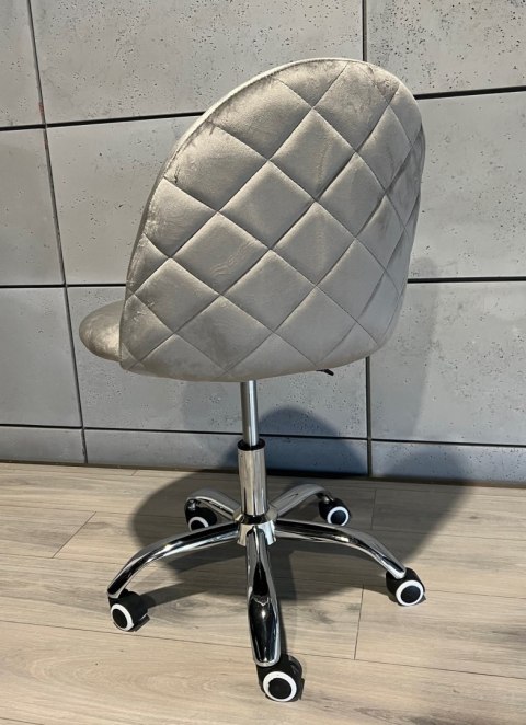 Krzesło obrotowe GLORIA OFFICE DARK GREY VELVET