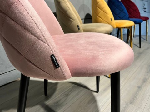 Krzesło obrotowe GLORIA OFFICE PINK VELVET