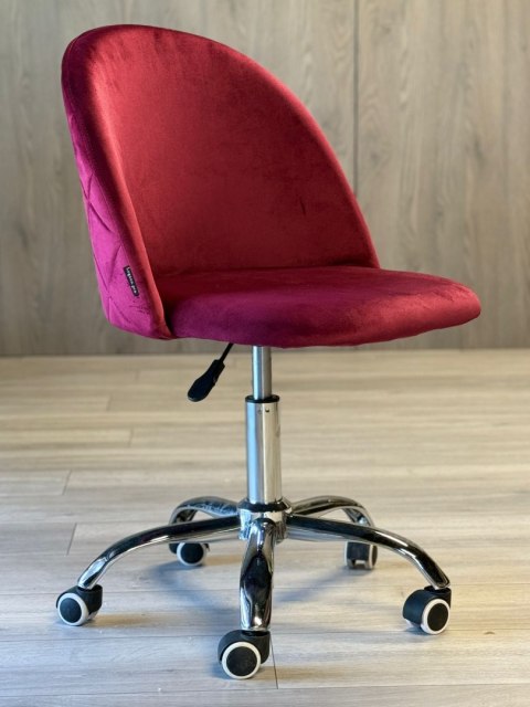Krzesło obrotowe GLORIA OFFICE WINE VELVET