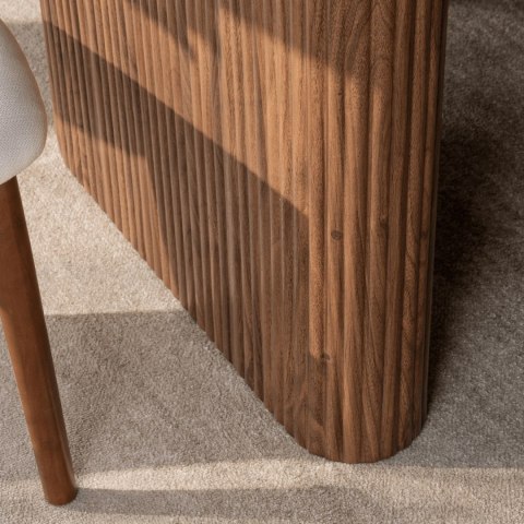 Stół ARAMIS Prostokątny 180 cm Trawertyn/Orzech