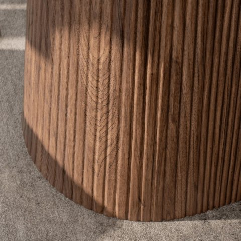 Stół GIANNI Owalny 180 cm Trawertyn/Orzech