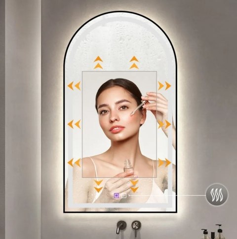 LUSTRO LED DASH BLACK 60X100CM