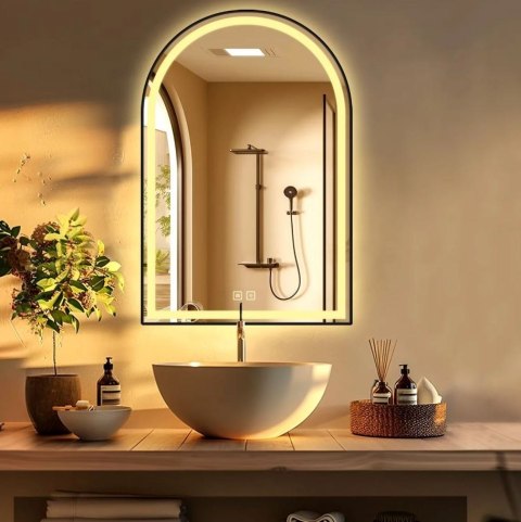 LUSTRO LED DASH BLACK 60X100CM