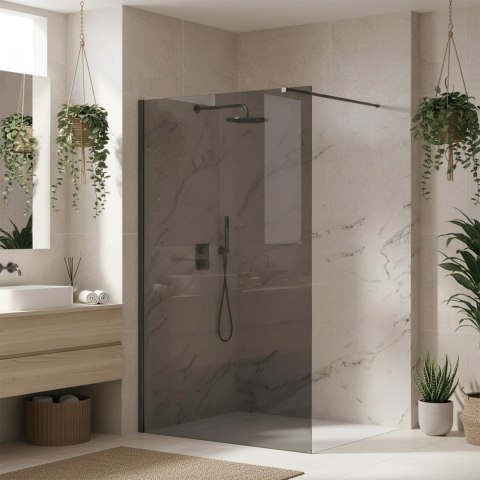 ŚCIANKA PRYSZNICOWA FLEXI 110 cm GREY 1/2