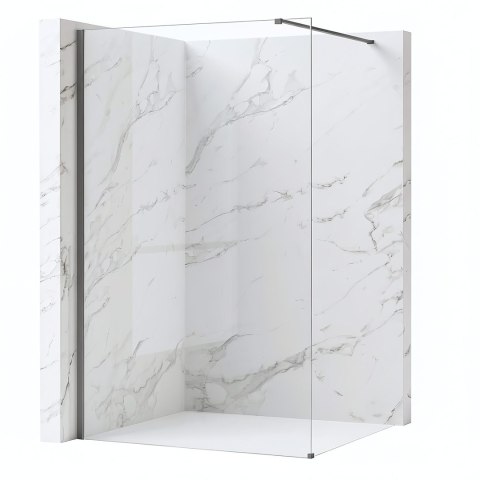 ŚCIANKA PRYSZNICOWA FLEXI 130 cm TRANSPARENT 1/2