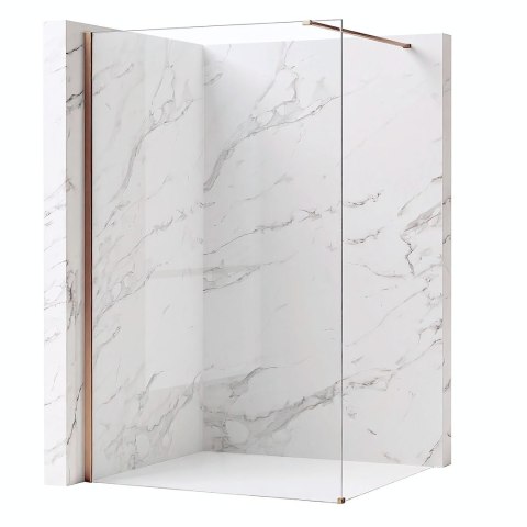 ŚCIANKA PRYSZNICOWA FLEXI 80 cm TRANSPARENT 1/2
