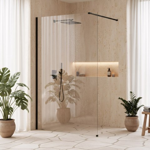 ŚCIANKA PRYSZNICOWA FLEXI 80 cm TRANSPARENT 1/2