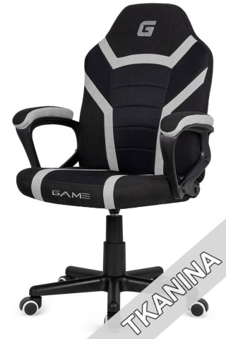 Fotel obrotowy do biurka MARIO BLACK + DARK GREY