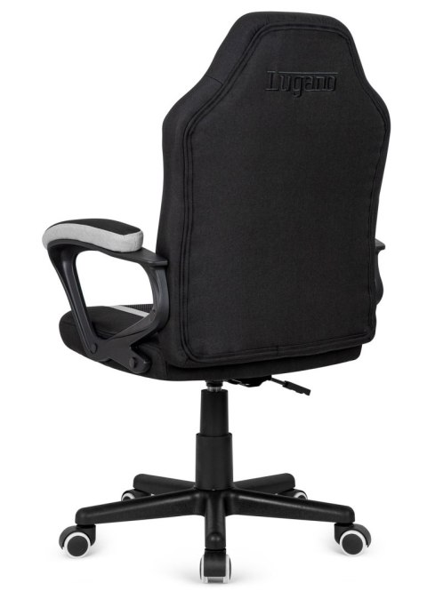 Fotel obrotowy do biurka MARIO BLACK + DARK GREY