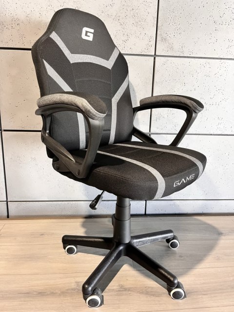 Fotel obrotowy do biurka MARIO BLACK + DARK GREY