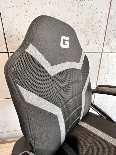 Fotel obrotowy do biurka MARIO BLACK + DARK GREY