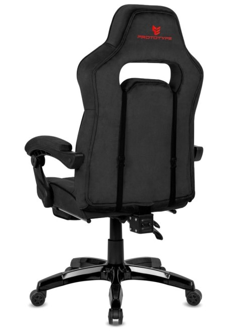 Fotel obrotowy do biurka TITAN BLACK ALCANTARA PRO