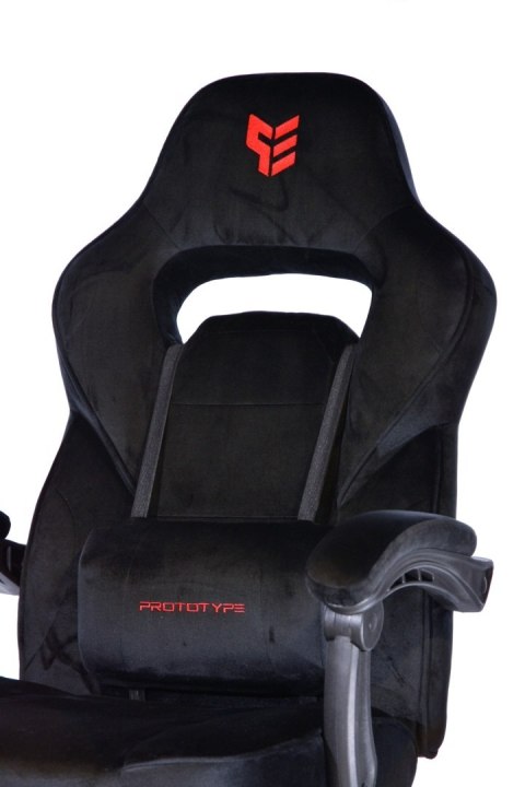 Fotel obrotowy do biurka TITAN BLACK ALCANTARA PRO