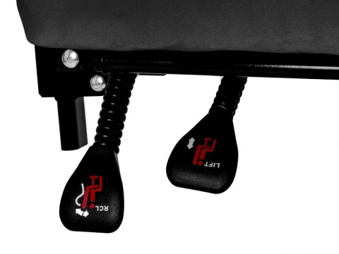 Fotel obrotowy do biurka TITAN BLACK ALCANTARA PRO