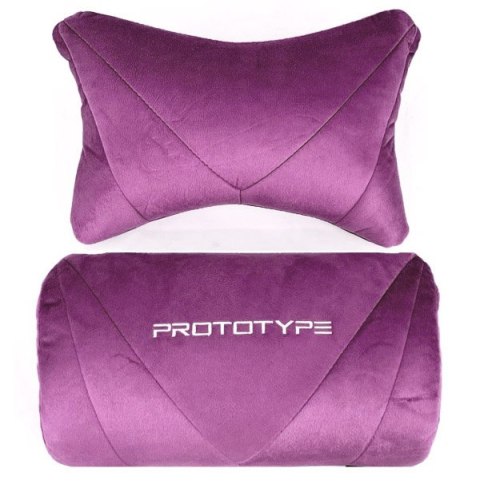 Fotel obrotowy gamingowy ENZO XL PURPLE ALCANTARA