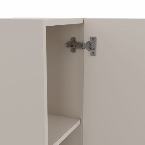 SZAFKA ŁAZIENKOWA WISZĄCA SŁUPEK REGAŁ TIGO 1D KASZMIR RYFLOWANY FRONT