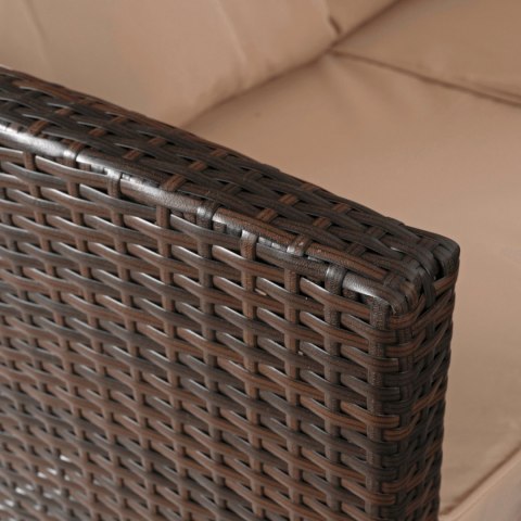 Zestaw Mebli Ogrodowych DALLAS Brązowy/Beżowy