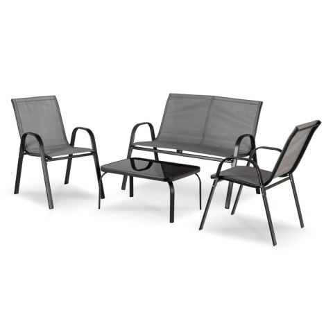 Zestaw Mebli Ogrodowych MINNESOTA Szary
